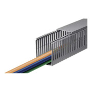 HellermannTyton Goulotte de câblage 40x60mm, 2m PVC HTWD-PN-40X60
