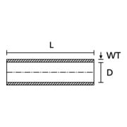 HellermannTyton Isoliertülle Chloropren H75BKX30 NOMK-1