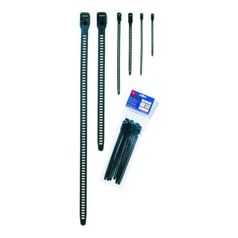 HellermannTyton Kabelbinder 7,0x180 schwarz SRT1807-TPU-BK