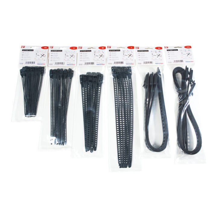 HellermannTyton Kabelbinder 7,0x180 schwarz SRT1807-TPU-BK