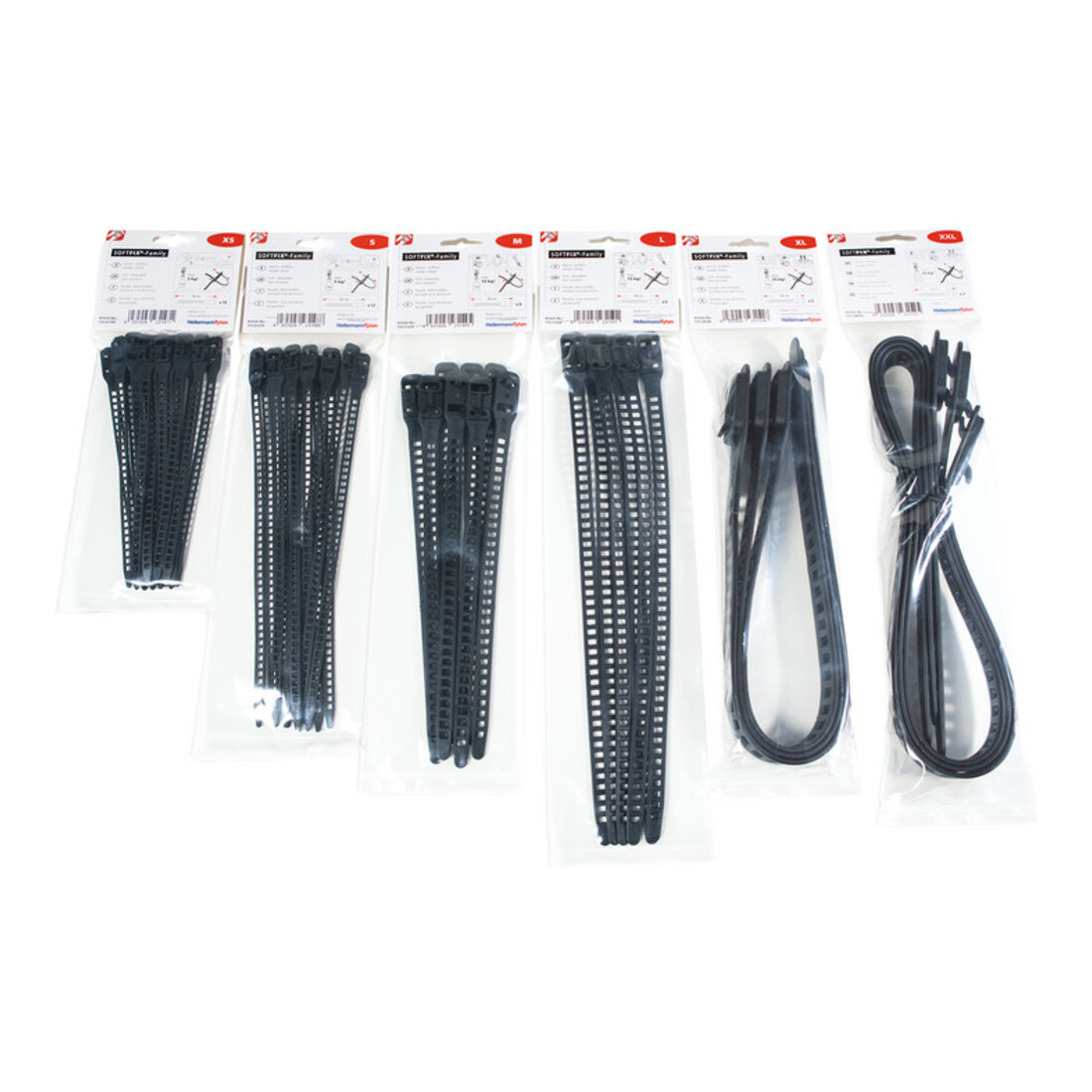 HellermannTyton Kabelbinder 7,0x180 schwarz SRT1807-TPU-BK