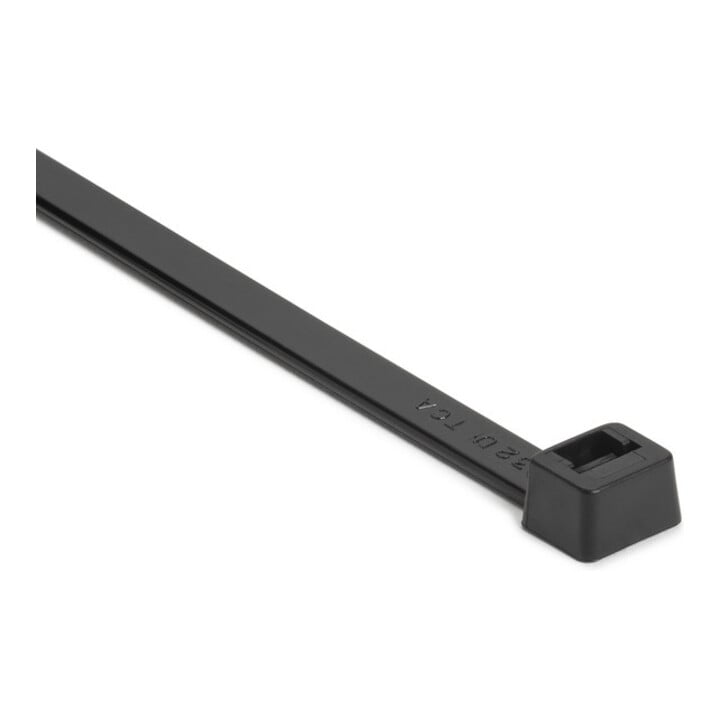 HellermannTyton Kabelbinder 7,6x360 schwarz T150R-N66-BK-C1