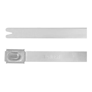 Hellermanntyton Kabelbinder-Set Edelstahl, 50-teilig, Breite: 7,9 mm
