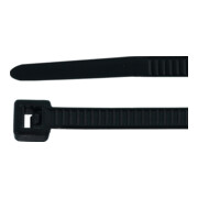HELLERMANNTYTON Kabelbinders, set, T-Tie, zwart, 100-delig, Breedte: 2,5mm