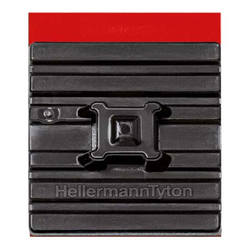 HellermannTyton Klebesockel flexibel 28x28mm schwarz FMB4APT-I PA66HS BK