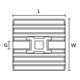 HellermannTyton Klebesockel flexibel 28x28mm schwarz FMB4APTIPA66HSBK(10)