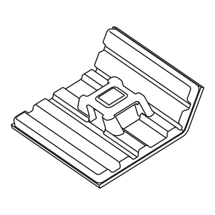 HellermannTyton Klebesockel flexibel 28x28mm schwarz FMB4APTIPA66HSBK(10)