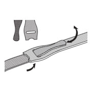 HELLERMANNTYTON Klettbinder TEXTIE-Set, 10-teilig, Typ: BL-5