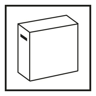 HellermannTyton Manchon thermorétractable D 4,8/2,4 bleu HIS-3/16-POX-BU 10m
