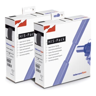 HellermannTyton Manchon thermorétractable D 9,5/4,7 noir HIS-3/8-POX-BK 5m