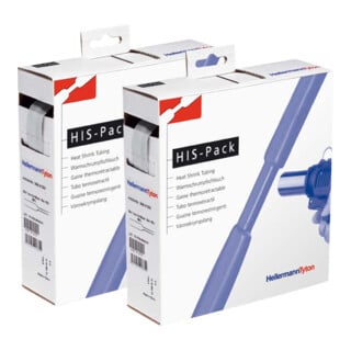 HellermannTyton Manchon thermorétractable D 9,5/4,7 transparent HIS-3/8-POX-CL 5m
