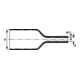 HellermannTyton Manchon thermorétractable L=1,2 m noir HA67-19, 0/3,2