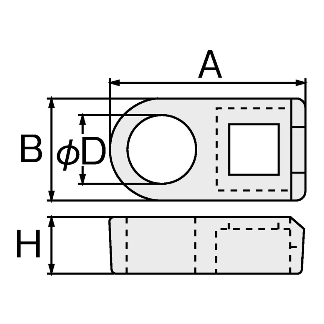 HellermannTyton Œillets de fixation CL8-N66-NA