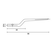 HELLERMANNTYTON Pince à douilles, Type: 1K/3-3