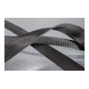 HellermannTyton Polyester-Geflechtschlauch schwarz 10m HLB15 BK-4
