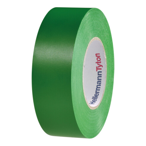 HellermannTyton PVC Isolierband 15-19x20 grün HTAPE-FLEX15-19x20GN
