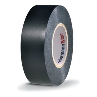 HellermannTyton PVC Isolierband 15-19x20 schwarz HTAPE-FLEX15-19x20BK