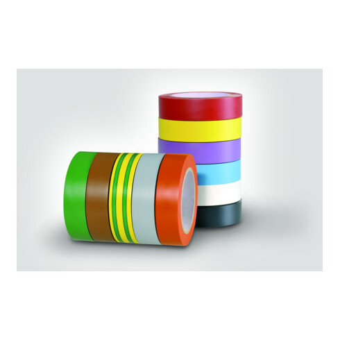 HellermannTyton PVC Isolierband gelb Flex 15-YE15x10m