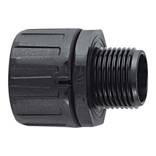 HellermannTyton Raccord noir HG21-S-M20 avec vis