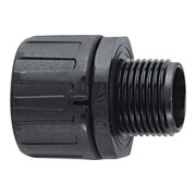 HellermannTyton Raccord noir HG21-S-M20 avec vis-1