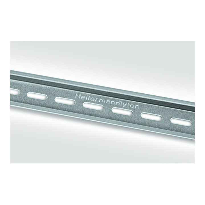 HellermannTyton Rail porteuse perforée galvanisée à bande 40m DELTA-3F/BV