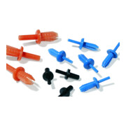HellermannTyton Rivet à expansion 6,0-6,4 mm PA6 orange HTWD-R6-2