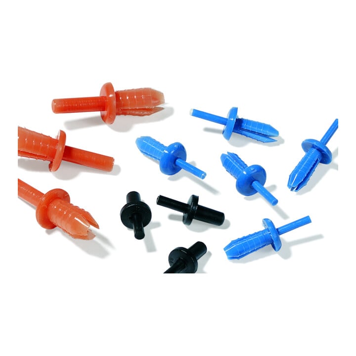 HellermannTyton Rivet à expansion 6,0-6,4 mm PA6 orange HTWD-R6