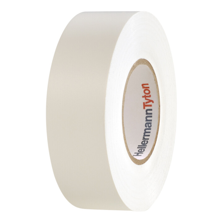 HellermannTyton Ruban isolant PVC 15-19x20 blanc HTAPE-FLEX15-19x20WH