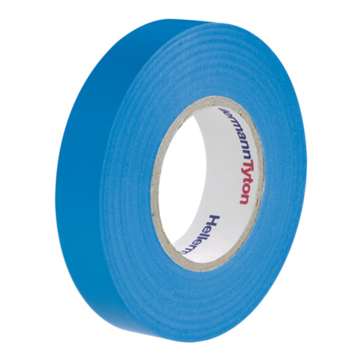 HellermannTyton Ruban isolant PVC bleu Flex 15-BU15x10m