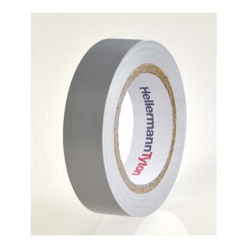 HellermannTyton Ruban isolant PVC gris Flex 15-GY15x10m