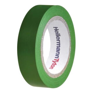 HellermannTyton Ruban isolant PVC vert Flex 15-GN15x10m