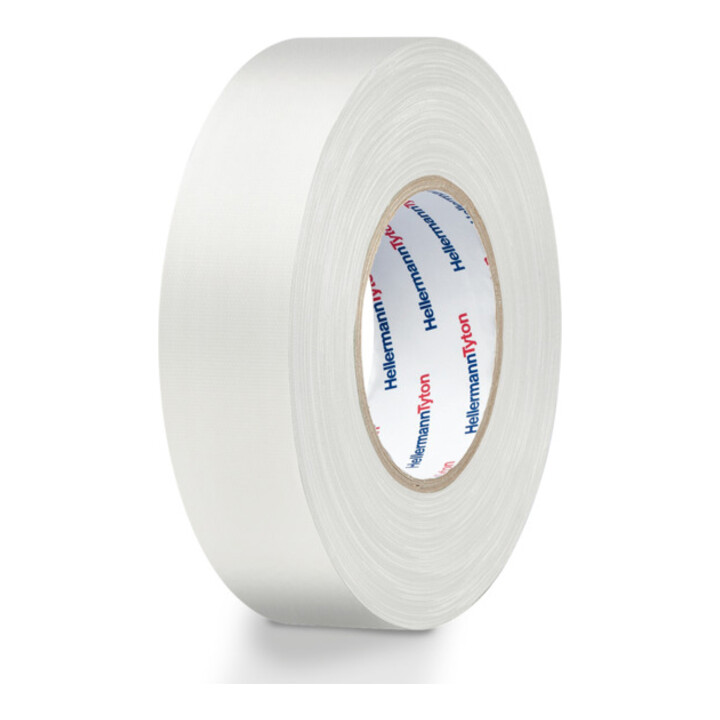 HellermannTyton Ruban textile blanc HTAPE TEX WH 19x50m