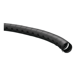 HellermannTyton Schlauch inkl. Werkzeug Spirale, schwarz HWPP25MMPPBKQ1