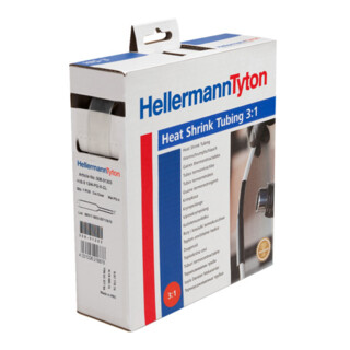 HellermannTyton Schrumpfschlauch HIS-3-18/6-POX-CL