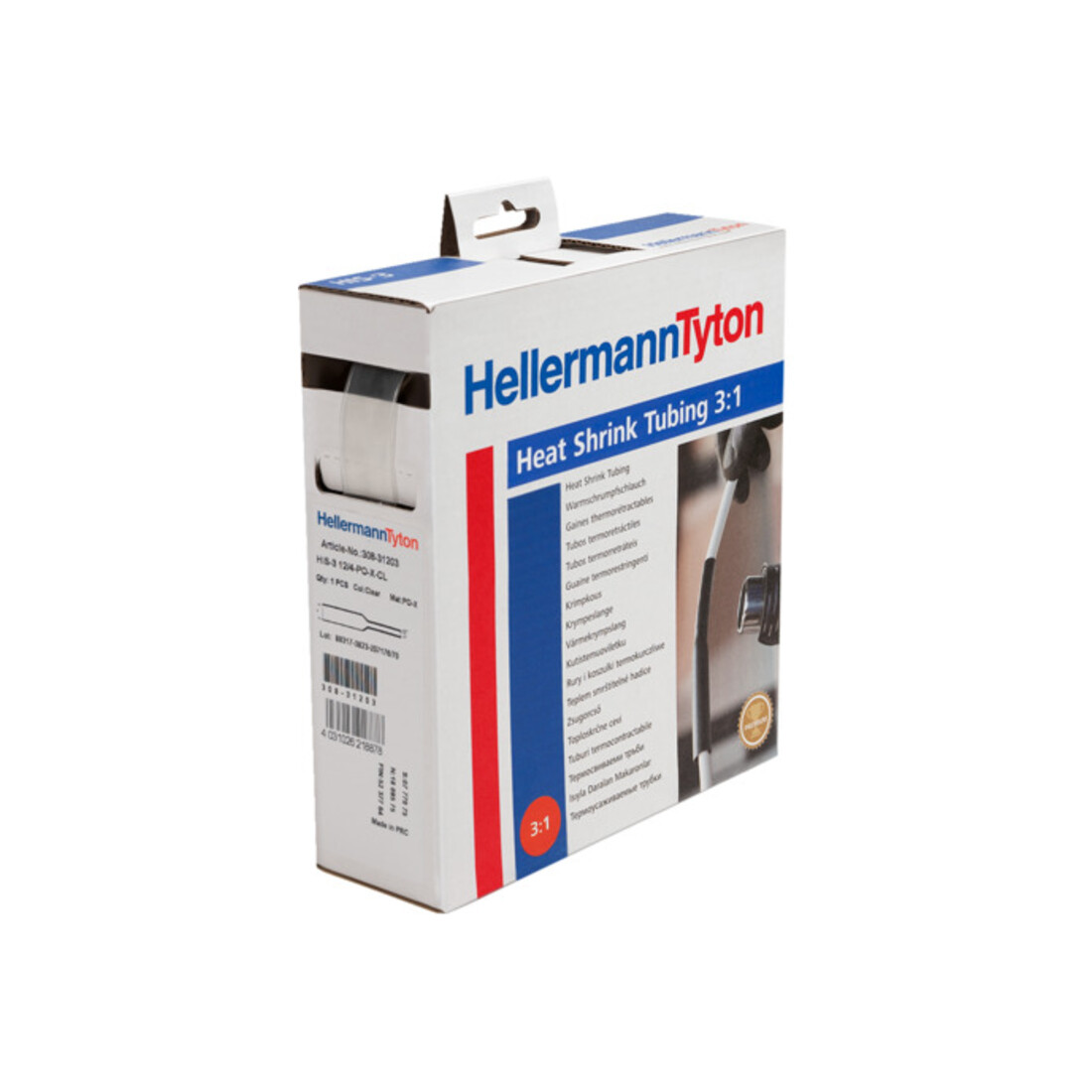 HellermannTyton Schrumpfschlauch HIS-3-18/6-POX-CL