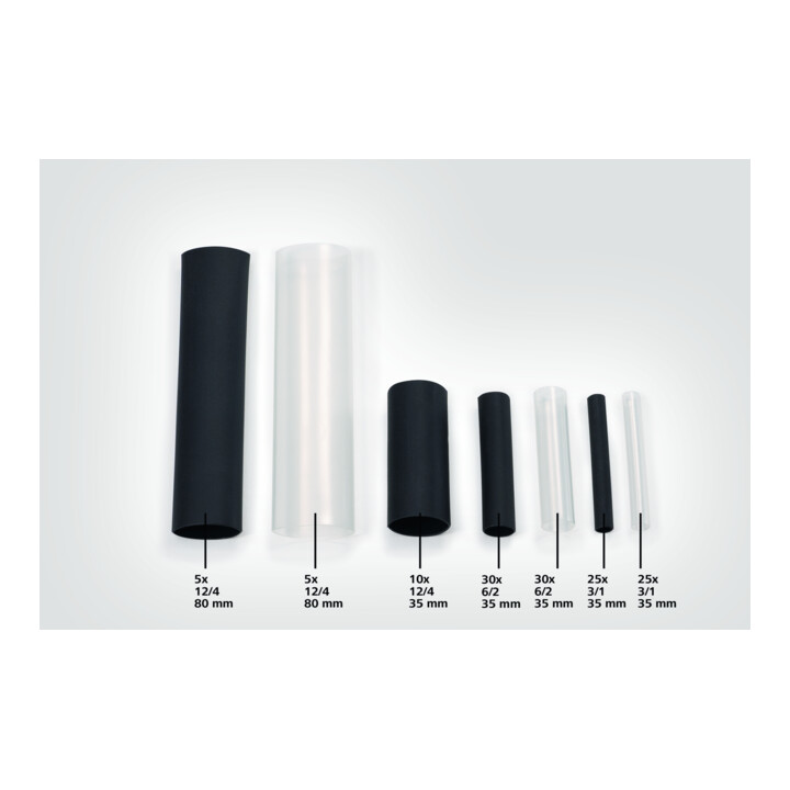 HellermannTyton Schrumpfschlauch-Set SHRINKIT 321-A BASIC 380-03004