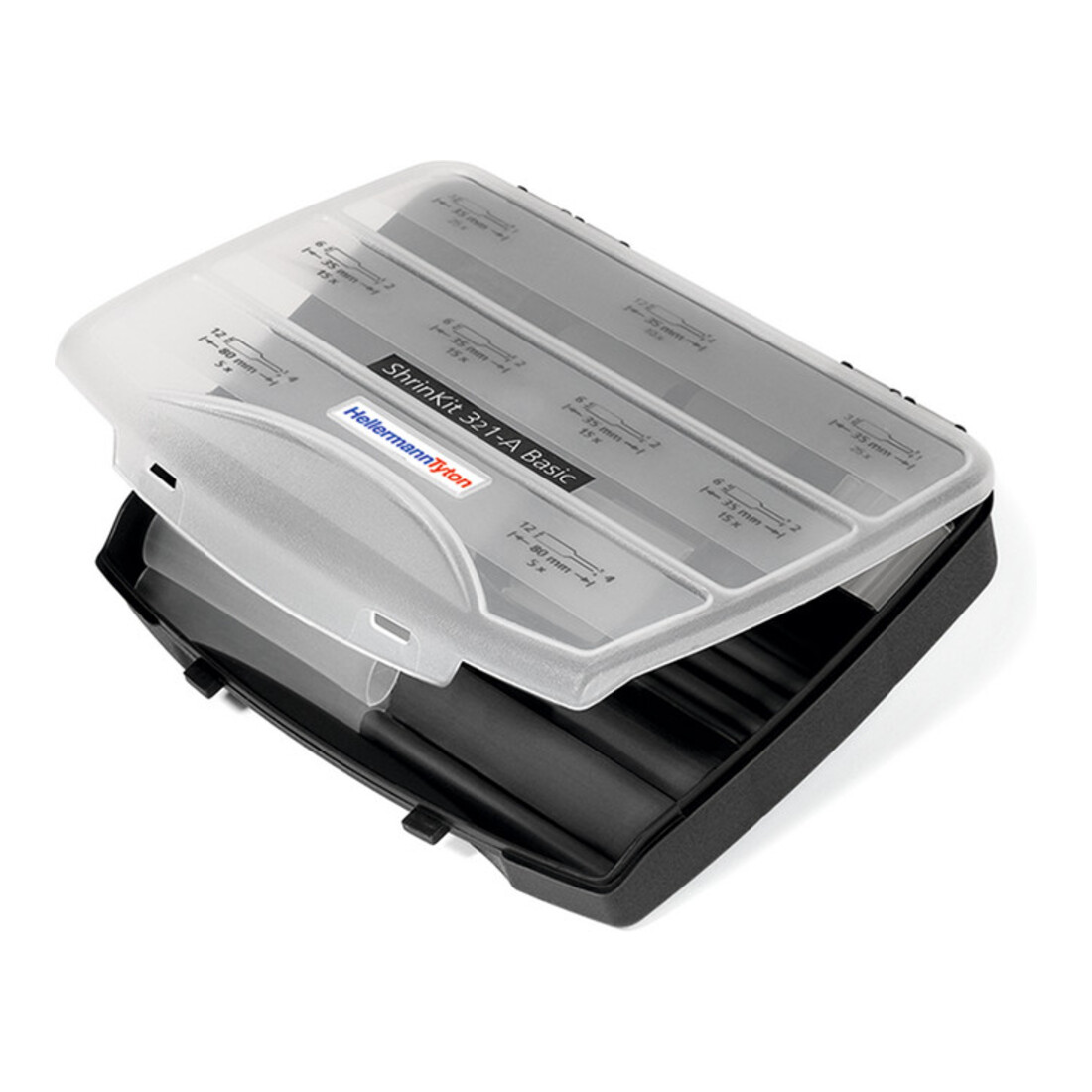 HellermannTyton Schrumpfschlauch-Set SHRINKIT 321-A BASIC 380-03004