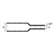 HellermannTyton Schrumpfschlauch sw 3=1 L=4m HISA-18/6-POX-BK