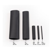 HellermannTyton Set de gaines thermorétractables 321 Basic-PO-X-BK ShrinKit#380-03001-4