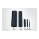 HellermannTyton Set de gaines thermorétractables 321 Basic-PO-X-BK ShrinKit#380-03001