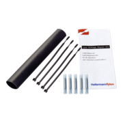 HellermannTyton Set de réparation de câble noir LVRK-L-24/6-200POXBK-1