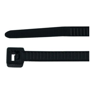 Hellermanntyton Set fascette T-Tie, nero, 100 pezzi, larghezza: 2,5 mm