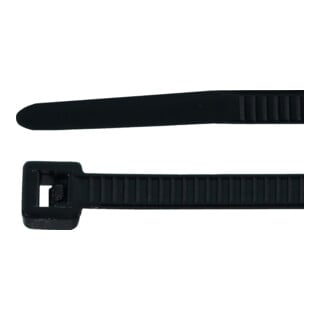 Hellermanntyton Set fascette T-Tie, nero, 100 pezzi, larghezza: 3,5 mm