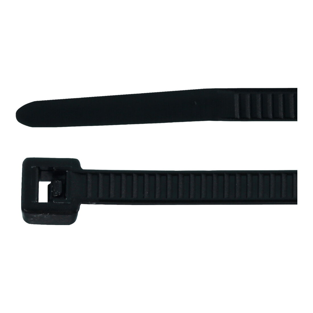 Hellermanntyton Set fascette T-Tie, nero, 100 pezzi, larghezza: 4,6 mm