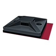 HellermannTyton Socle de fixation 19x19mm, noir, adhésif MB3APT-I PA66 BK 100-3