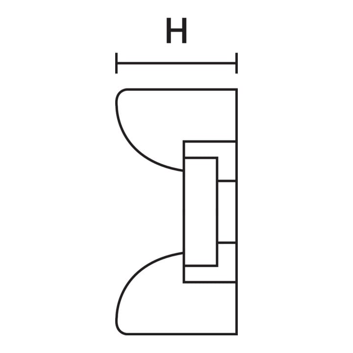 HellermannTyton Socle de fixation KR6G5-N66-NA
