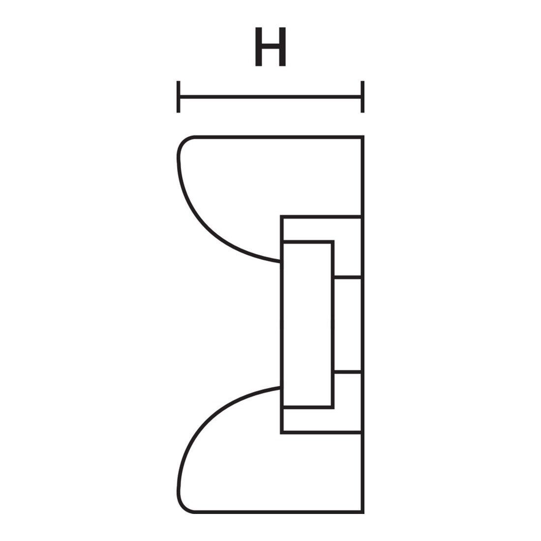 HellermannTyton Socle de fixation KR8G5-N66-NA