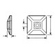HellermannTyton Socle de fixation MB4CA-N66-NA-C1