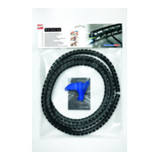 HellermannTyton Spiralschlauch +Werkzeug schwarz HWPP25L2 BK+WZ(VE2m)-3