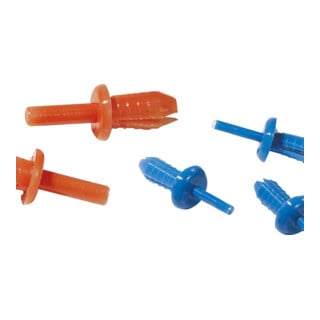 HellermannTyton Spreizniet 3.8-4.2mm PA6 blau HTWD-R4